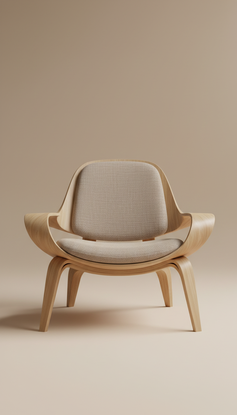 Ergonomic Ash Lounge Chair